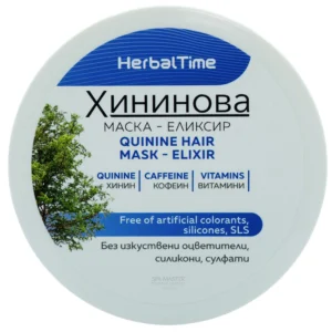 Herbal Time Quinine Hair Mask - Elixir 200ml | Ισχυρή Μάσκα Μαλλιών με Κινίνη κατά της Τριχόπτωσης & για Ανάπτυξη