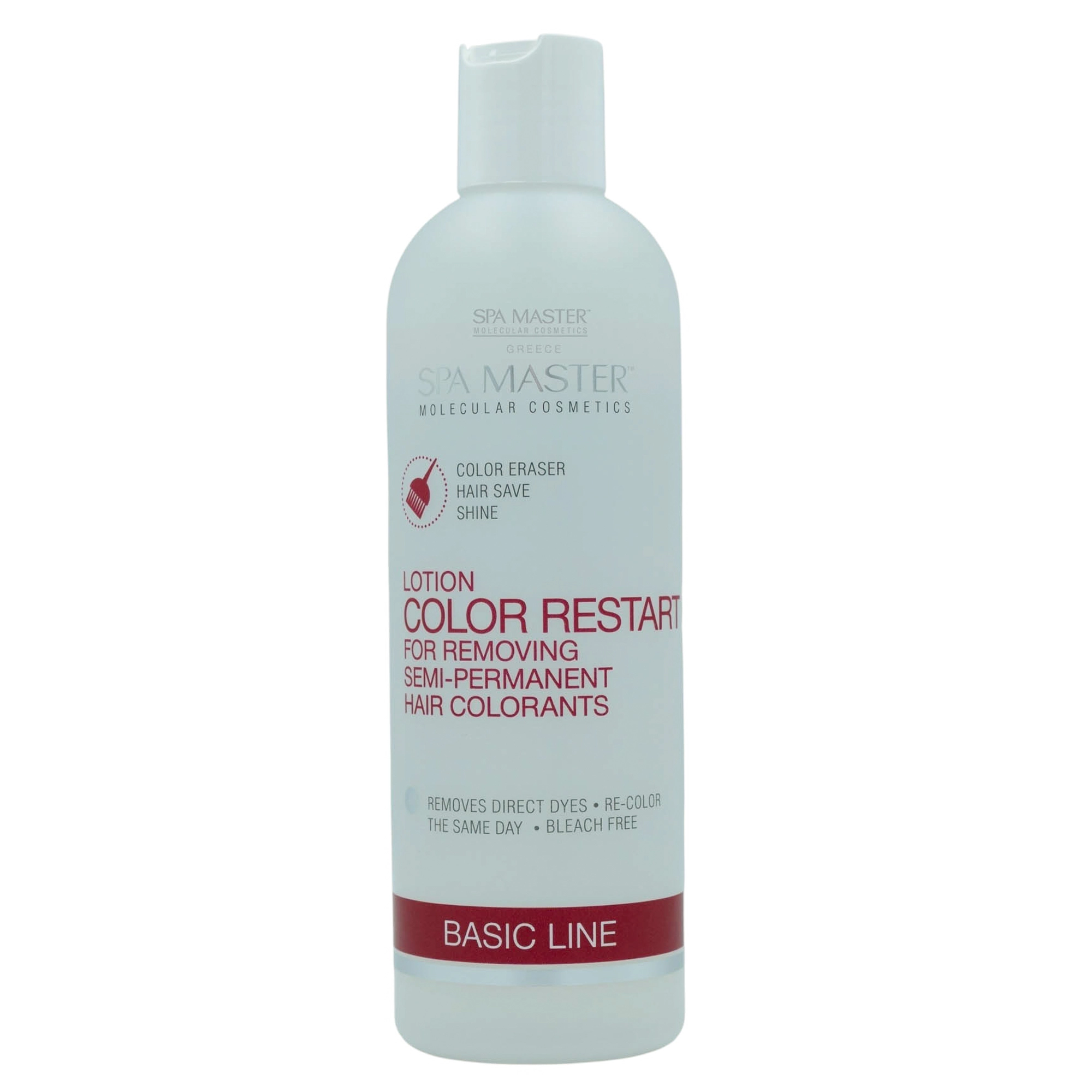 spa master lotion color restart for removing semipermanent hair colorants sm243 01