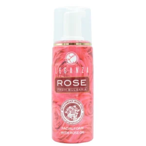 Leganza Rose Facial Foam 100ml – Καθαριστικός Αφρός Προσώπου με Έλαιο Τριαντάφυλλου για Απαλό και Φρέσκο Δέρμα