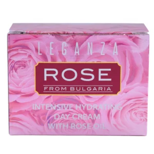 Leganza Rose Intensive Hydrating Day Cream with Rose Oil 45 ml – Ενυδατική Κρέμα Ημέρας με Βουλγαρικό Ροδέλαιο