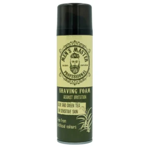 MEN'S MASTER "Aloe and Green Tea" Shaving Foam – Αφρός Ξυρίσματος με Αλόη & Πράσινο Τσάι