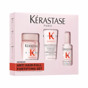 Kérastase Genesis Discovery Travel Set (Bain Hydra-Fortifiant 80ml, Fondant Renforçateur 75ml, Défense Thermique 45ml)