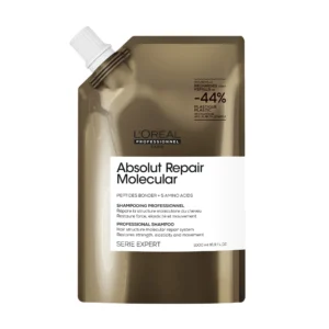 L’Oréal Professionnel Absolut Repair Molecular Shampoo Refill 1000ml – Σαμπουάν Μοριακής Αναδόμησης για Εντατική Επανόρθωση Ταλαιπωρημένων Μαλλιών