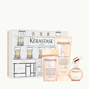 Kérastase Gloss Absolu Limited Edition Set Travel Icons – Ολοκληρωμένη Περιποίηση για Λεία & Εκθαμβωτικά Λαμπερά Μαλλιά σε Ταξιδιωτικό Μέγεθος