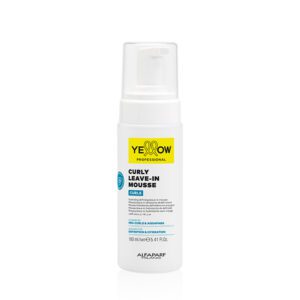 yellow curly leave in mousse mitrinosas putas lokainiem un cirtainiem matiem 160ml.16817 10