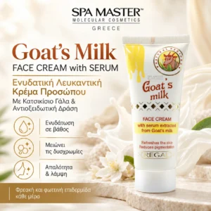 Regal Goat Milk Face Cream with Serum 40ml – Λευκαντική Κρέμα Προσώπου με Κατσικίσιο Γάλα για Ομοιόμορφο Τόνο & Λάμψη - Εικόνα 1