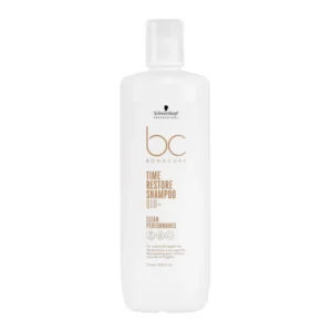 Schwarzkopf Bonacure Time Restore Shampoo 1000ml – Αντιγηραντικό Σαμπουάν με Q10+ για Ώριμα Μαλλιά