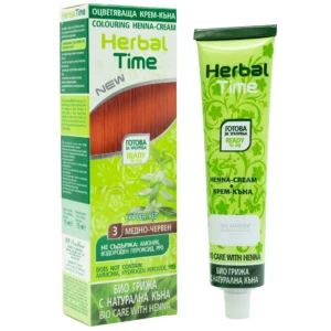 Έτοιμη Henna Μαλλιών Χάλκινο Κόκκινο – Copper Red N3 Herbal Time 75ml - Εικόνα 1