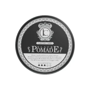 Lavish Care Barber Black Pomade 100g – Μαύρη Πομάδα για Κάλυψη Γκρι Τριχών με Μεσαίο Κράτημα
