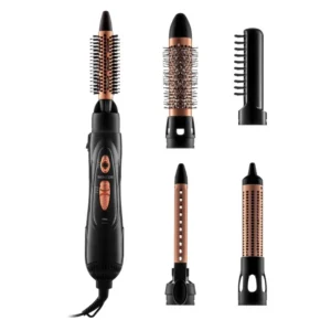 Sencor SHS 8401BK Hot Air Brush 1000W – Ηλεκτρική Βούρτσα Αέρα για Μπούκλες & Styling με 5 Εξαρτήματα
