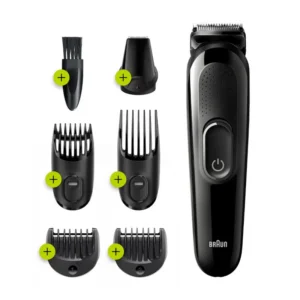 Braun MGK3225 6 in 1 – Επαναφορτιζόμενο Σετ Τρίμερ & Κουρευτικής Μηχανής για Μαλλιά, Γένια & Σώμα