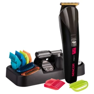 Sencor SHP 7411BK Men’s Electric Clipper Set – Σετ Τρίμερ & Κουρευτικής Μηχανής για Μαλλιά, Πρόσωπο & Σώμα