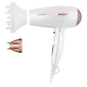 Sencor SHD 7200GD Hair Dryer 2000W – Πιστολάκι Μαλλιών με Ιονισμό, Diffuser & Κρύο Αέρα