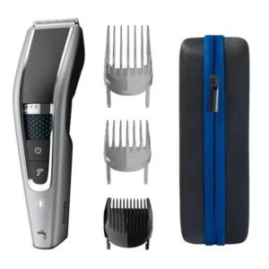 Philips Series 5000 HC5650/15 Silver/Black – Επαναφορτιζόμενη Κουρευτική Μηχανή για Μαλλιά, Γένια & Σώμα με 28 Ρυθμίσεις