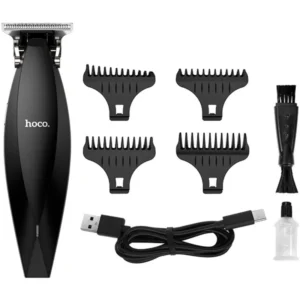 Hoco HP25 Hair Clipper 600mAh – Επαναφορτιζόμενη Κουρευτική Μηχανή με 4 Οδηγούς & LED Ένδειξη