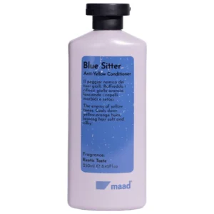 MAAD Blue Sitter Anti-Yellow Conditioner 250ml – Ενυδατική Μαλακτική Κρέμα κατά των Κίτρινων Τόνων για Ξανθά & Λευκά Μαλλιά