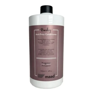 MAAD Bushy Anti-Frizz Conditioner 1000ml – Επαγγελματική Θρεπτική Μαλακτική Κρέμα κατά του Φριζαρίσματος για Πυκνά & Ατίθασα Μαλλιά