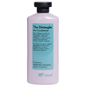 MAAD The Detangler Conditioner 250ml – Μαλακτική Κρέμα Ξεμπερδέματος & Leave-In για Λεπτά Μαλλιά