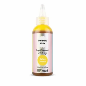 MAAD Topping Jelly Yellow Honey Κίτρινο Μελί 125ml Χρωμομάσκα Τόνωσης για Ζεστό Μελί Κίτρινο Αποτέλεσμα