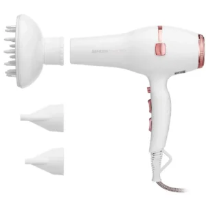 Sencor SHD 8200GD 2400W – Σεσουάρ Μαλλιών Ιονισμού με AC Motor, 3 Θερμοκρασίες, 2 Ταχύτητες & Φυσούνα