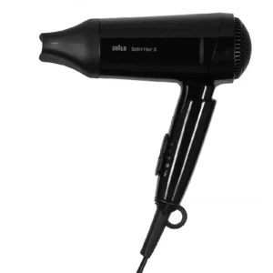 Braun Satin Hair 3 Style & Go HD350 1600W – Αναδιπλούμενο Σεσουάρ Μαλλιών Ταξιδίου με Ιονισμό & Dual Voltage