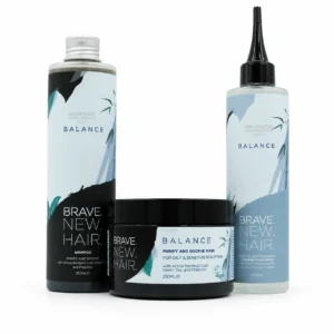 Brave New Hair Balance Scalp Reset Trio Ρουτίνα Εξισορρόπησης Detox και Ενυδάτωσης Τριχωτού
