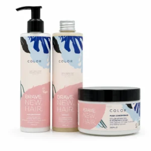 Brave New Hair Color Lock & Shine Trio Ρουτίνα Προστασίας Χρώματος Θρέψης και Λάμψης