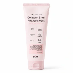 DEARBOO Glass Skin Collagen Snail Wrapping Mask 150ml – Κορεάτικη Μάσκα Προσώπου για Ενυδάτωση, Λάμψη & Σφριγηλή Όψη