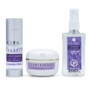 Leganza Lavender Calm & Hydrate Face Ritual Σετ Καταπράυνσης Ενυδάτωσης και Φρεσκάδας Προσώπου