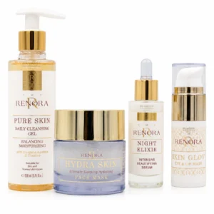 Renora Overnight Recovery & Glow Ritual Νυχτερινή Ρουτίνα Ενυδάτωσης Αναδόμησης και Λάμψης