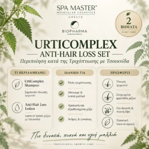 Biopharma UrtiComplex Anti-Hair Loss Set Περιποίηση κατά της Τριχόπτωσης με Τσουκνίδα - Εικόνα 1