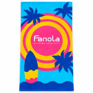 Fanola Beach Towel – Πετσέτα Θαλάσσης Microfiber με Πολύχρωμο Καλοκαιρινό Σχέδιο