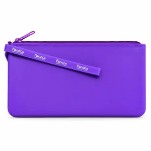 Fanola Purple Cosmetic Travel Pouch – Μοβ Νεσεσέρ Καλλυντικών με Λουράκι Χειρός - Εικόνα 1