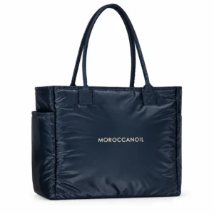 Moroccanoil Stylist Bag – Μπλε Τσάντα Χειρός & Ώμου με Σατινέ Όψη