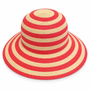 Schwarzkopf Professional Striped Sun Hat – Καλοκαιρινό Ψάθινο Καπέλο Paper Straw