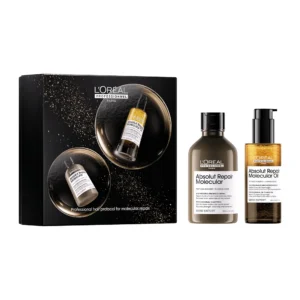 L’Oréal Professionnel Absolut Repair Molecular Duo 300ml + 90ml – Σετ Μοριακής Επανόρθωσης με Σαμπουάν & Διφασικό Έλαιο