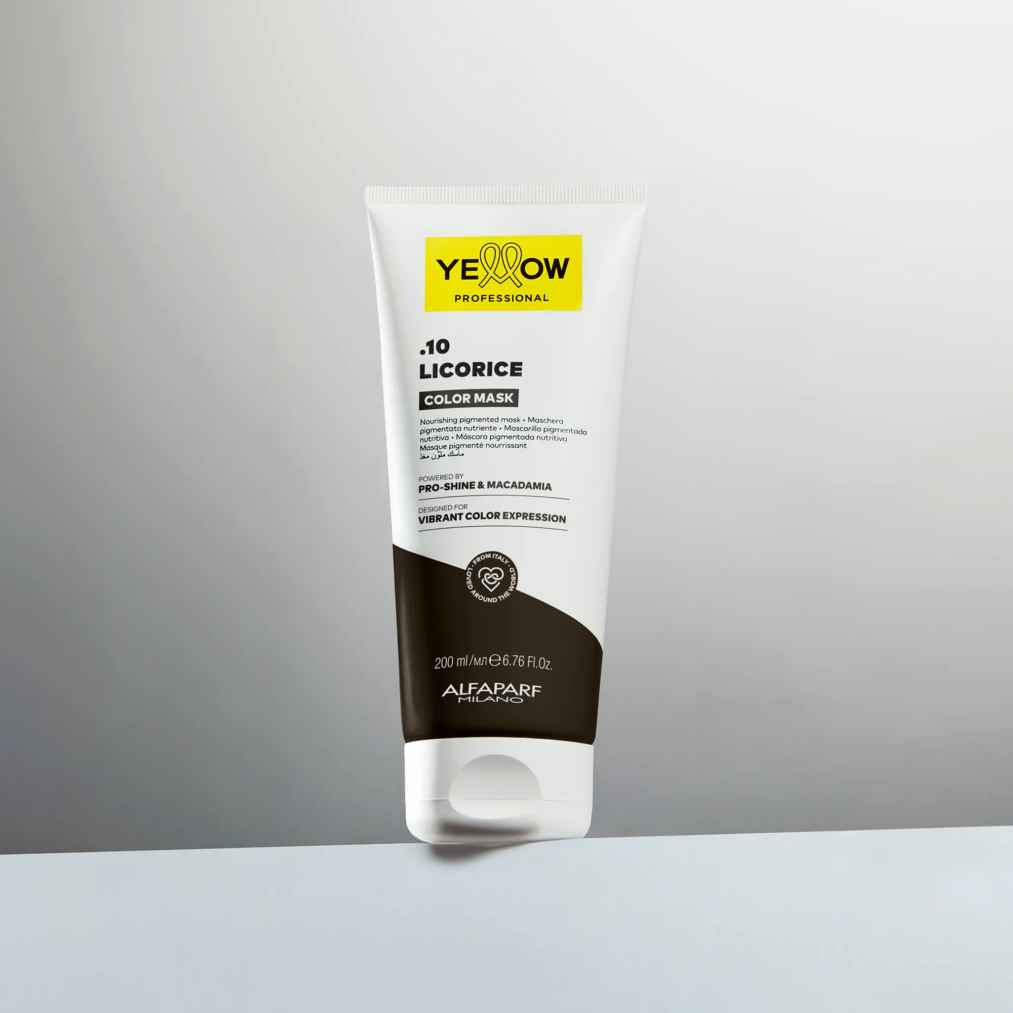 Yellow Professional Color Mask .10 Licorice 200ml – Μάσκα Θρέψης & Εξουδετέρωσης Θερμών Τόνων σε Καστανά Μαλλιά - Image 3