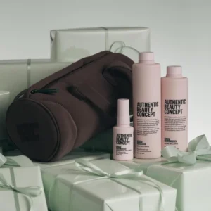 Authentic Beauty Concept Glow Hair Care Gift Set + Hand & Hair Light Cream – Σετ Προστασίας Χρώματος & Λάμψης με Premium Bag - Εικόνα 1
