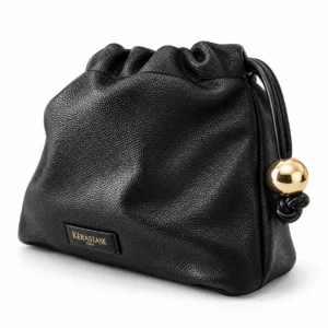 Kérastase Chronologiste Pouch – Μαύρο Νεσεσέρ Καλλυντικών με Κορδόνια & Χρυσές Λεπτομέρειες - Εικόνα 1