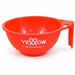 Yellow Professional Color Mixing Bowl – Επαγγελματικό Μπολ Ανάμειξης Βαφής με Εργονομική Λαβή